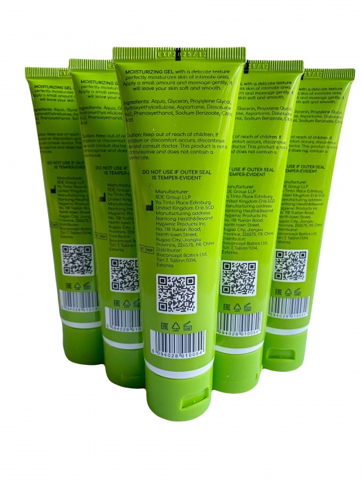 Набор из 5 универсальных лубрикантов на водной основе Egzo Wow (по 100 мл.) - EGZO - купить с доставкой в Нижневартовске