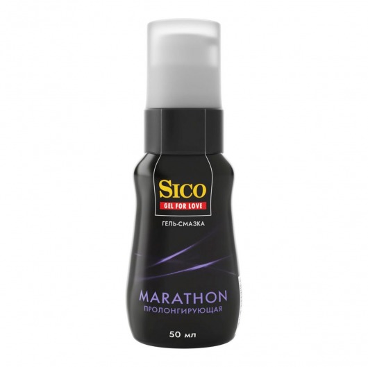 Пролонгирующая гель-смазка Sico Marathon - 50 мл. - Sico - купить с доставкой в Нижневартовске