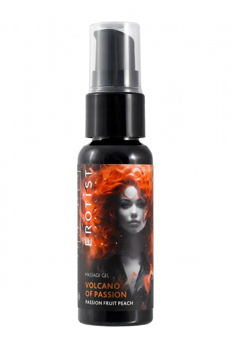 Гель с эффектом вибрации Volcano Of Passion со вкусом персика и маракуйи - 25 мл. - Erotist Lubricants - купить с доставкой в Нижневартовске