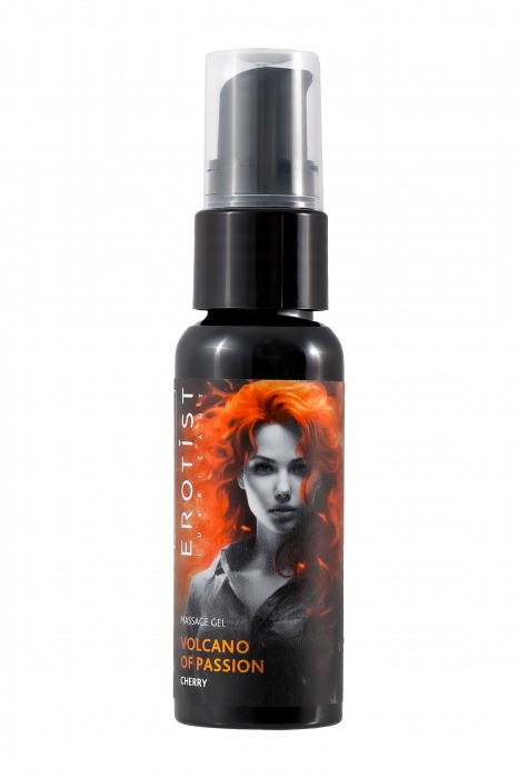 Гель с эффектом вибрации Volcano Of Passion со вкусом вишни - 25 мл. - Erotist Lubricants - купить с доставкой в Нижневартовске