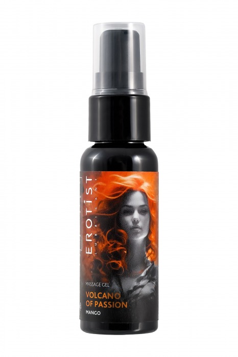 Гель с эффектом вибрации Volcano Of Passion со вкусом манго - 25 мл. - Erotist Lubricants - купить с доставкой в Нижневартовске