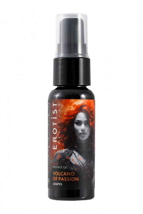 Гель с эффектом вибрации Volcano Of Passion со вкусом винограда - 25 мл. - Erotist Lubricants - купить с доставкой в Нижневартовске