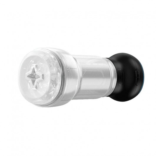 Набор PowerBlow   Feel Pocket Stroker Crystal: мастурбатор и интерактивная насадка - Kiiroo - в Нижневартовске купить с доставкой
