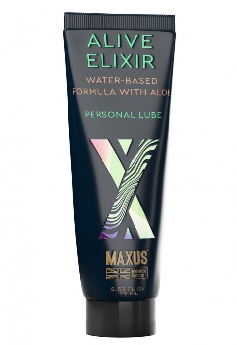Интимный гель на водной основе MAXUS Alive Elixir - 75 мл. - Maxus - купить с доставкой в Нижневартовске
