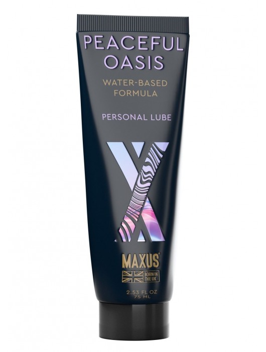 Интимный гель на водной основе MAXUS Peaceful Oasis - 75 мл. - Maxus - купить с доставкой в Нижневартовске