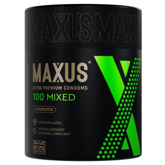 Презервативы MAXUS Mixed - 100 шт. - Maxus - купить с доставкой в Нижневартовске Презервативы MAXUS Mixed - 100 шт. - Maxus - купить с доставкой в Нижневартовске