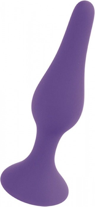 Фиолетовая анальная втулка Silcone Purple Plug Small - 10 см. - Boys of Toys в Нижневартовске Фиолетовая анальная втулка Silcone Purple Plug Small - 10 см. - Boys of Toys