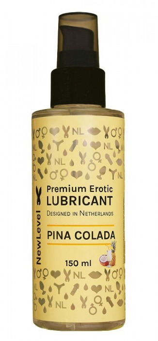 Ароматизированный лубрикант на водной основе NewLevel Pina Colada - 150 мл. - NewLevel - купить с доставкой в Нижневартовске