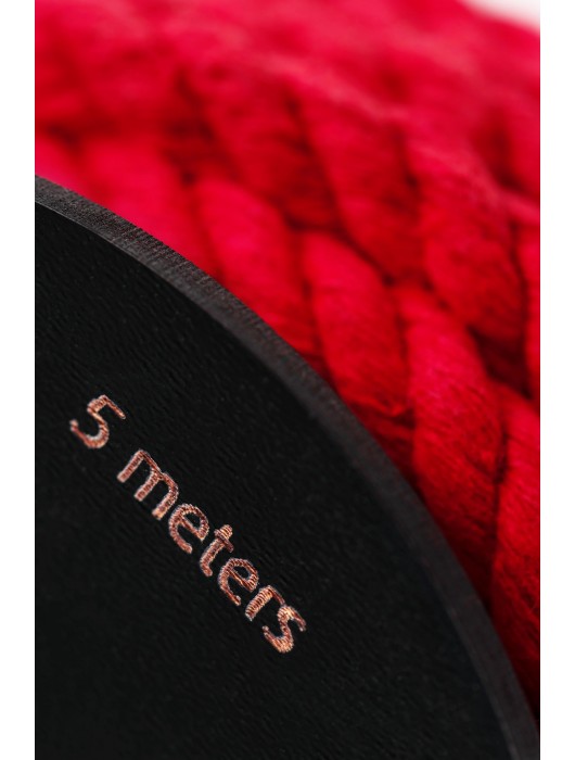 Красная веревка для шибари на катушке - 5 м. - Pecado - купить с доставкой в Нижневартовске