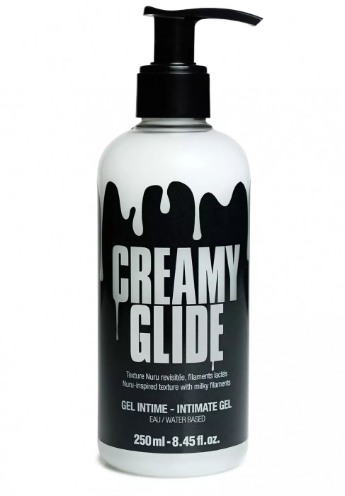 Лубрикант на водной основе Creamy Glide с консистенцией спермы - 250 мл. - Strap-on-me - купить с доставкой в Нижневартовске