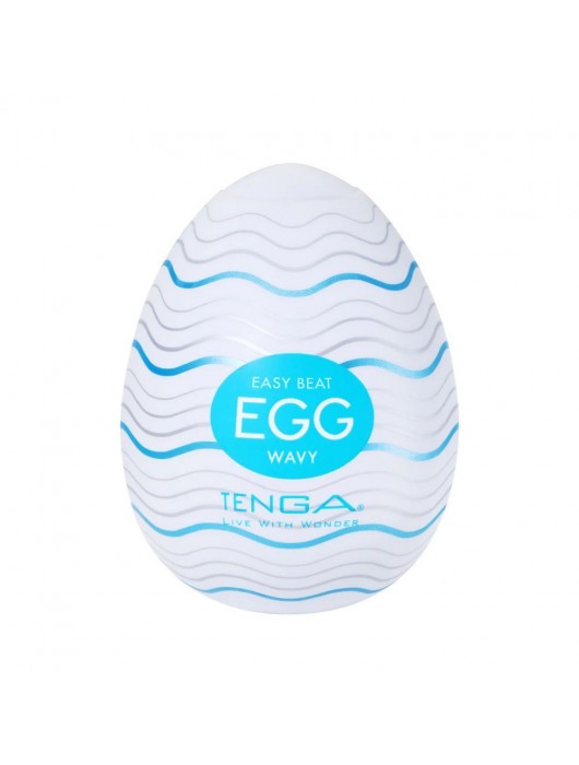 Мастурбатор-яйцо Tenga Egg Wavy - Tenga - в Нижневартовске купить с доставкой