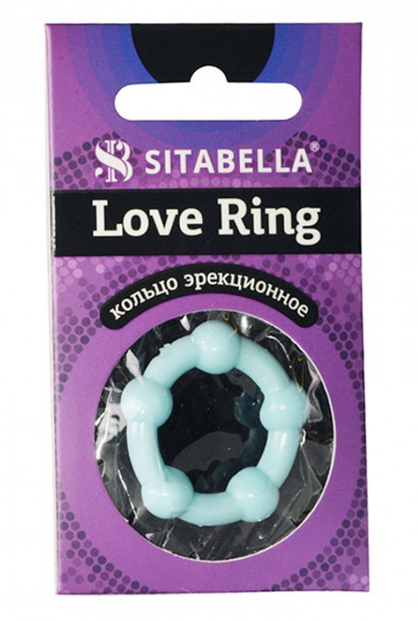Цветное эрекционное кольцо Love Ring с бусинами - Sitabella - в Нижневартовске купить с доставкой