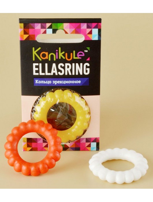Цветное рельефное эрекционное кольцо Ellasring - Sitabella - в Нижневартовске купить с доставкой