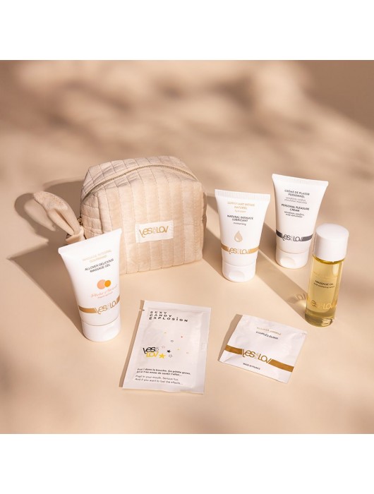 Набор YESforLOV La Trousse Enchantée в бежевой косметичке - YESforLOV - купить с доставкой в Нижневартовске