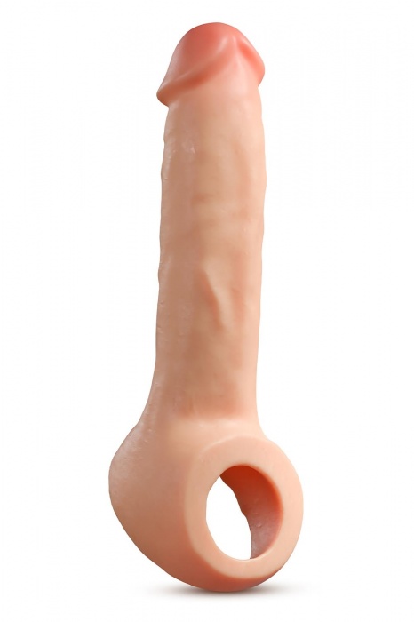 Телесная насадка-удлинитель Thrive 8.75 Inch Realistic Penis Extender Sleeve - 22,2 см. - Blush Novelties - в Нижневартовске купить с доставкой