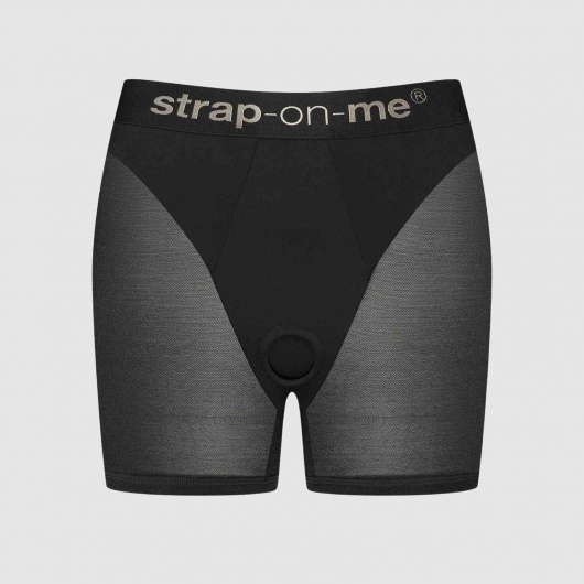 Трусики-шорты для фиксации насадок Strap-on-me Harness Lingerie Halo - size L - Strap-on-me - купить с доставкой в Нижневартовске