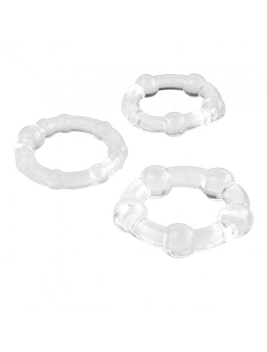 Набор из 3 эрекционных прозрачных колец - Boys of Toys - в Нижневартовске купить с доставкой