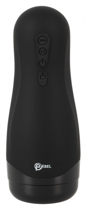 Черный вибромастурбатор с подогревом Masturbator with 3 Functions - Orion - в Нижневартовске купить с доставкой