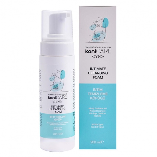 Пенка для интимной гигиены Konicare Gyno Intimate Cleasing Foam - 200 мл. - JoyDrops - купить с доставкой в Нижневартовске