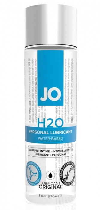 Нейтральный лубрикант на водной основе JO Personal Lubricant H2O - 240 мл. - System JO - купить с доставкой в Нижневартовске