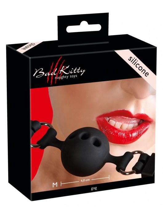 Средний силиконовый кляп-шар на регулируемых ремешках - Orion - купить с доставкой в Нижневартовске