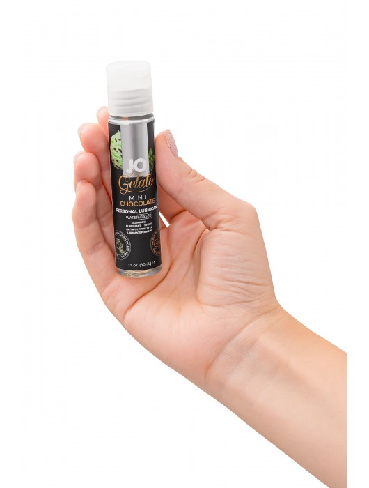 Лубрикант с ароматом мятного шоколада JO GELATO MINT CHOCOLATE - 30 мл. - System JO - купить с доставкой в Нижневартовске