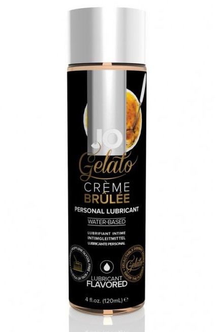 Лубрикант с ароматом крем-брюле JO GELATO CREME BRULEE - 120 мл. - System JO - купить с доставкой в Нижневартовске