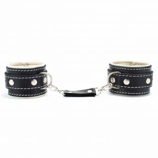 Оковы на ноги со светлым подкладом - БДСМ Арсенал - купить с доставкой в Нижневартовске