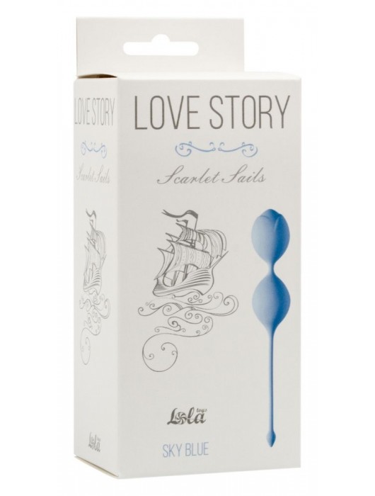 Голубые вагинальные шарики Scarlet Sails - Lola Games