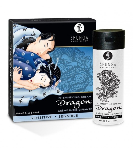 Интимный мужской крем SHUNGA DRAGON SENSITIVE - 60 мл. - Shunga - купить с доставкой в Нижневартовске