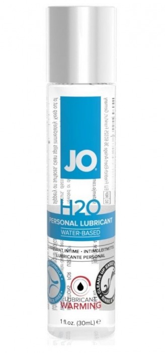 Возбуждающий лубрикант на водной основе JO Personal Lubricant H2O Warming - 30 мл. - System JO - купить с доставкой в Нижневартовске