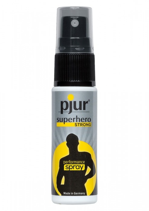 Спрей-пролонгатор длительного действия pjur SUPERHERO Strong Spray - 20 мл. - Pjur - купить с доставкой в Нижневартовске