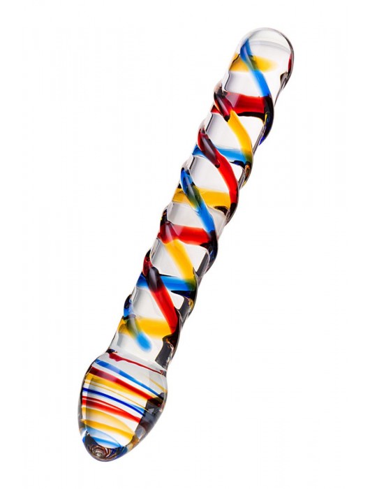 Стеклянный фаллос с гладкой головкой - 25 см. - Sexus