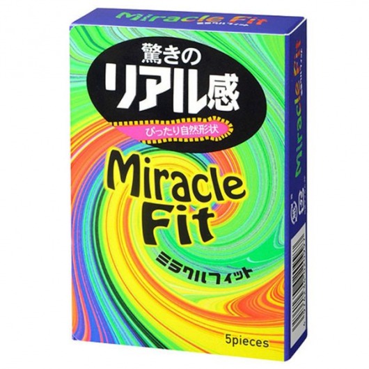 Презервативы Sagami Xtreme Miracle Fit - 5 шт. - Sagami - купить с доставкой в Нижневартовске