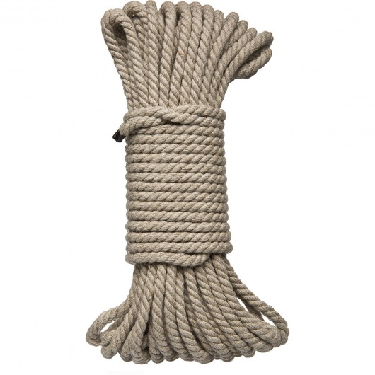 Бондажная пеньковая верёвка Kink Bind   Tie Hemp Bondage Rope 50 Ft - 15 м. - Doc Johnson - купить с доставкой в Нижневартовске