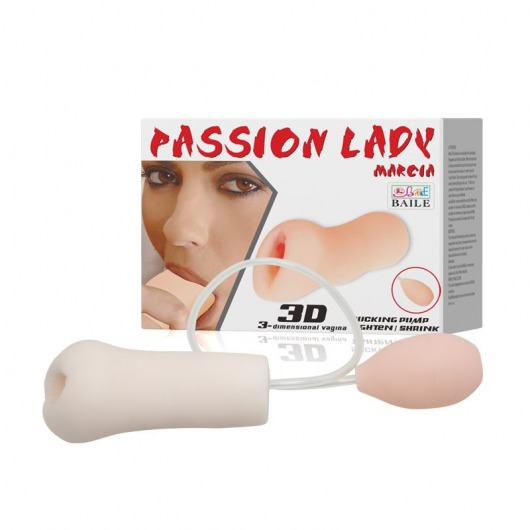Мастурбатор Passion Lady Marcia с грушей для имитации посасывания - Baile - в Нижневартовске купить с доставкой