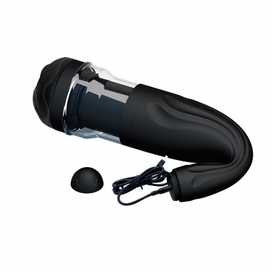 Перезаряжаемый мега-мастурбатор Breton с ротацией и возвратно-поступательным движением - Baile - в Нижневартовске купить с доставкой