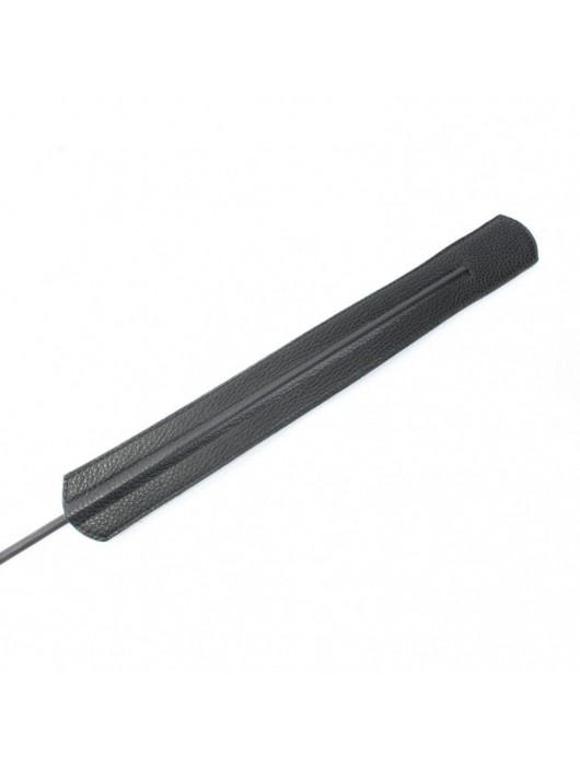 Чёрный королевский стек с золотистой рукоятью - 76 см. - БДСМ Арсенал - купить с доставкой в Нижневартовске