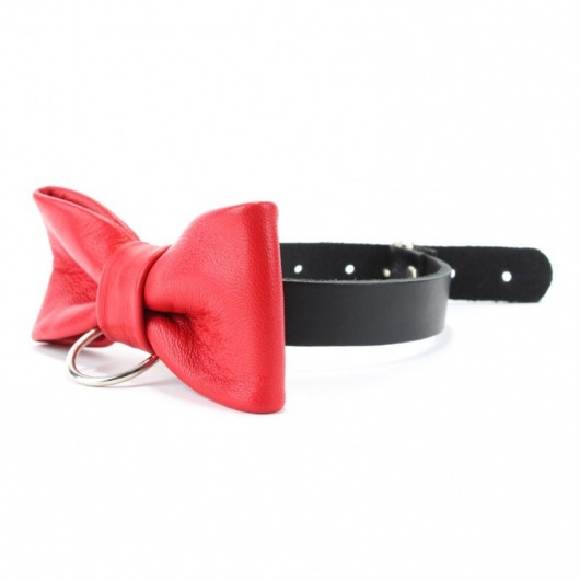 Эффектный ошейник с бабочкой - БДСМ Арсенал - купить с доставкой в Нижневартовске