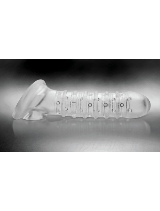 Утолщающая ребристая насадка на пенис - Доминирующее кольцо - в Нижневартовске купить с доставкой