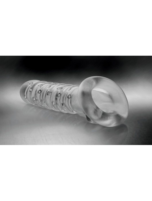 Утолщающая ребристая насадка на пенис - Доминирующее кольцо - в Нижневартовске купить с доставкой