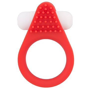 Красное эрекционное кольцо LIT-UP SILICONE STIMU RING 1 RED - Dream Toys - в Нижневартовске купить с доставкой