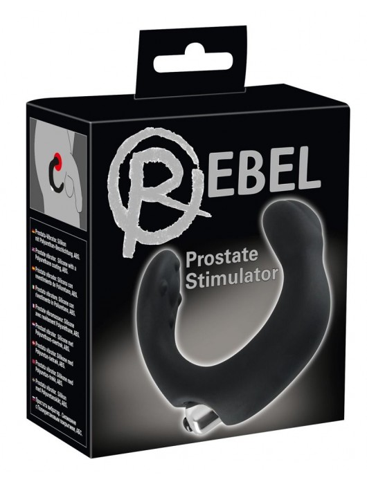 С-образный стимулятор простаты Rebel с виброэлементом - Orion - в Нижневартовске купить с доставкой