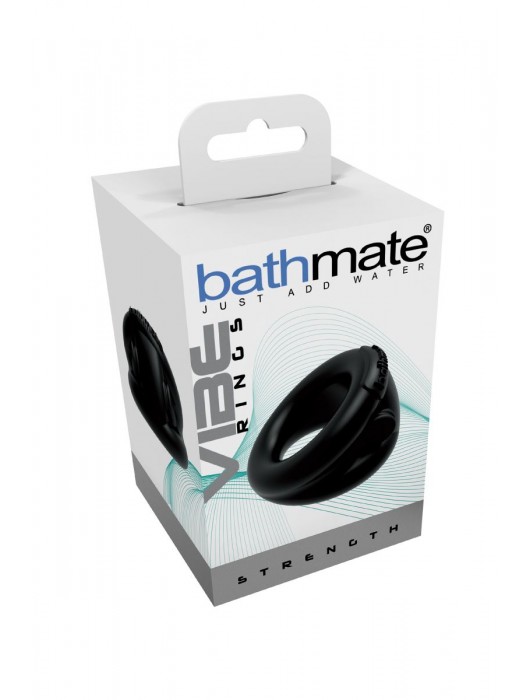 Чёрное эрекционное виброкольцо Strength - Bathmate - в Нижневартовске купить с доставкой