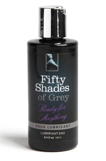 Лубрикант на водной основе Ready for Anything Aqua Lubricant - 100 мл. - Fifty Shades of Grey - купить с доставкой в Нижневартовске