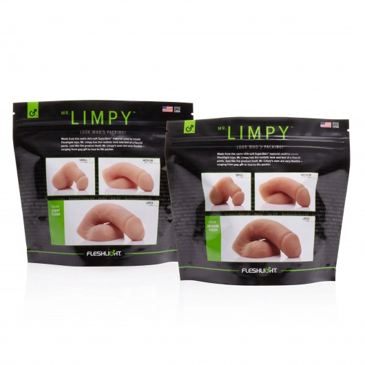 Мягкий имитатор пениса Fleshtone Limpy большого размера - 21,6 см. - Fleshlight - купить с доставкой в Нижневартовске