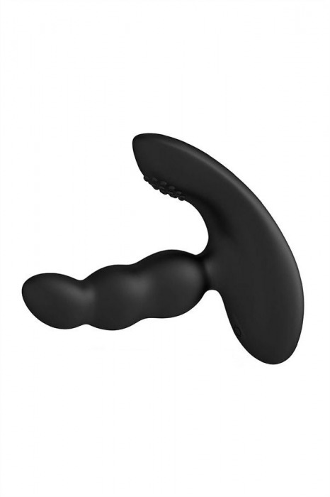 Черный силиконовый стимулятор простаты Levett Nitoc с пультом ДУ - Levett - в Нижневартовске купить с доставкой