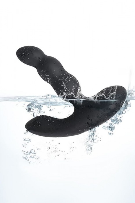 Черный силиконовый стимулятор простаты Levett Nitoc с пультом ДУ - Levett - в Нижневартовске купить с доставкой