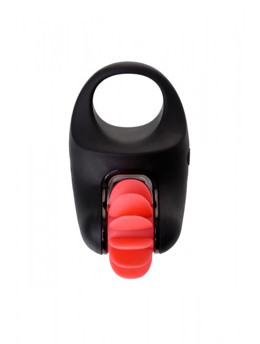 Чёрно-красное эрекционное виброкольцо Erotist - Erotist Adult Toys - в Нижневартовске купить с доставкой