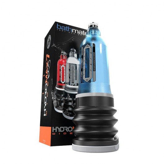 Синяя гидропомпа HydroMAX7 Wide Boy - Bathmate - в Нижневартовске купить с доставкой